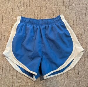 Nike Blue and White Women's Athletic Shorts Size XS